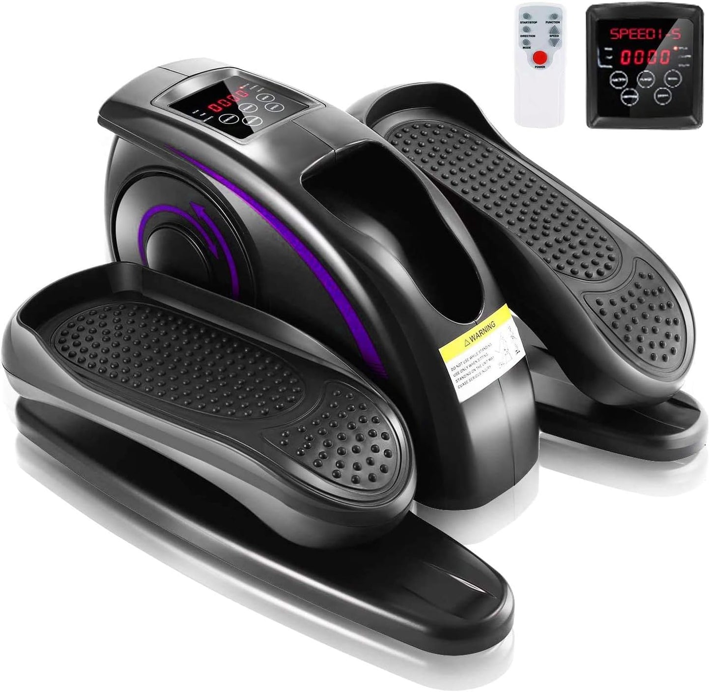 ANCHEER Under Desk Elliptical, Electric Seated Pedal Exerciser, with Display Monitor and Remote Control