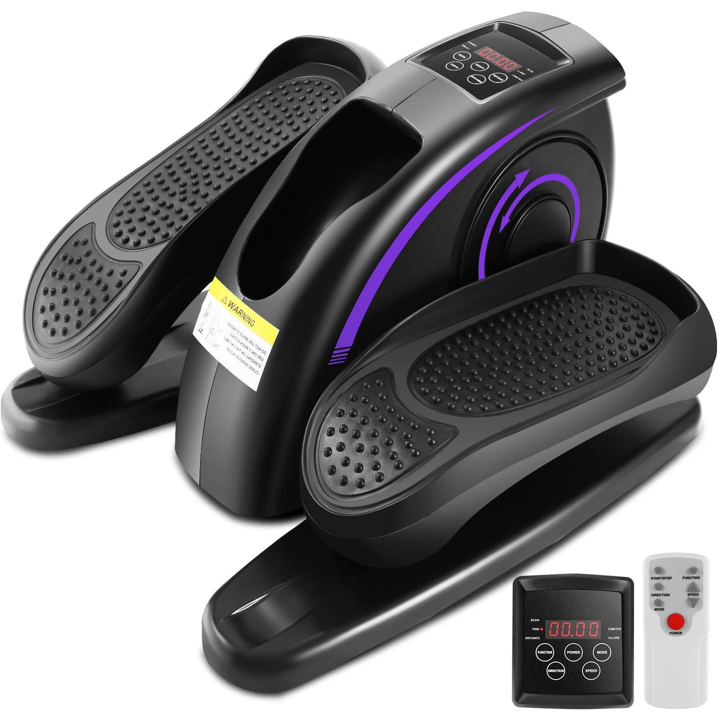 ANCHEER Under Desk Elliptical, Electric Seated Pedal Exerciser, with Display Monitor and Remote Control
