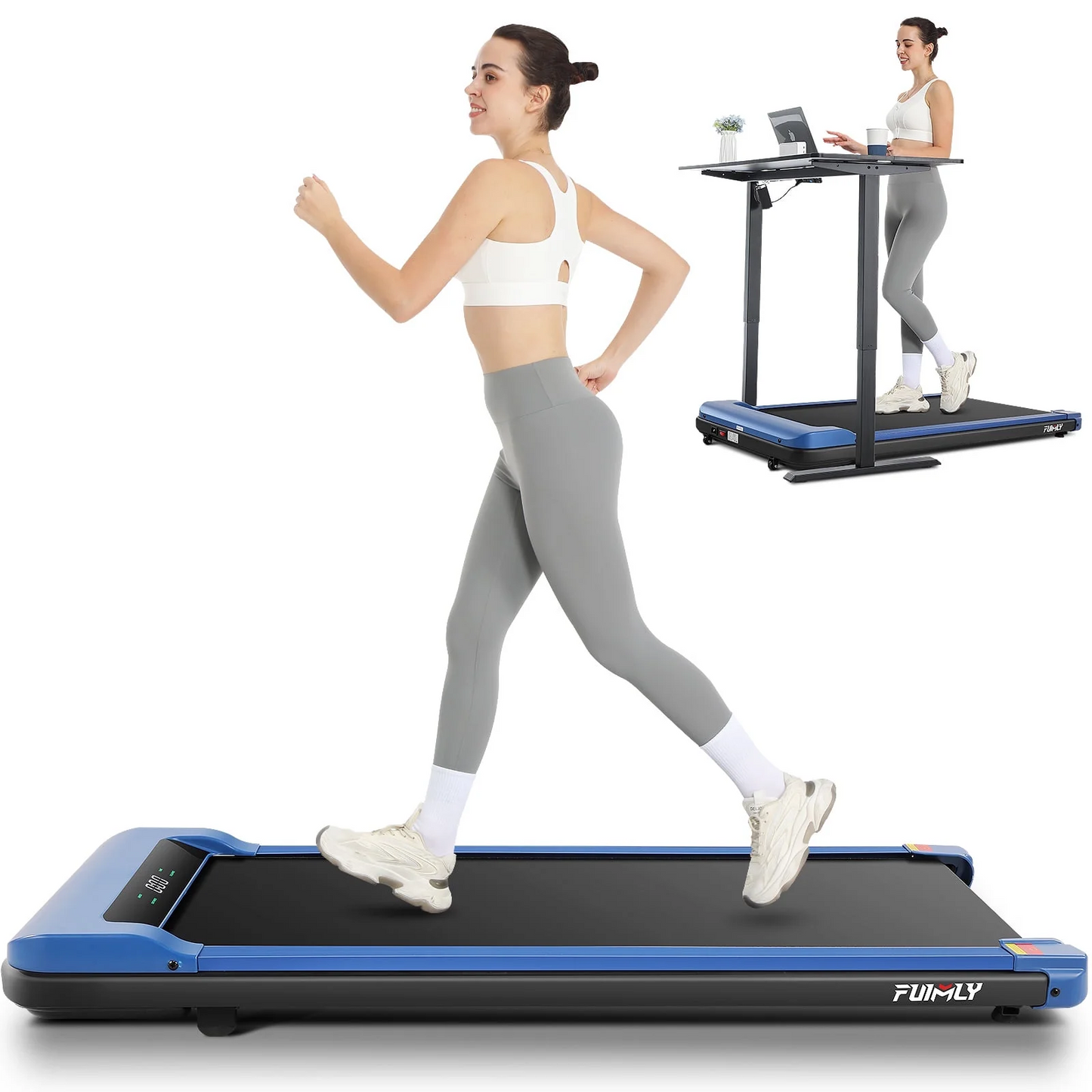 Perfect Treadmills for Home Use, 2.5HP Walking Pad Treadmill with Remote Control & LED Display