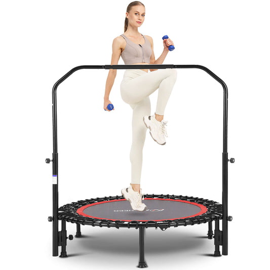 ANCHEER 40" Foldable Trampoline with Adjustable Foam Handle A4875