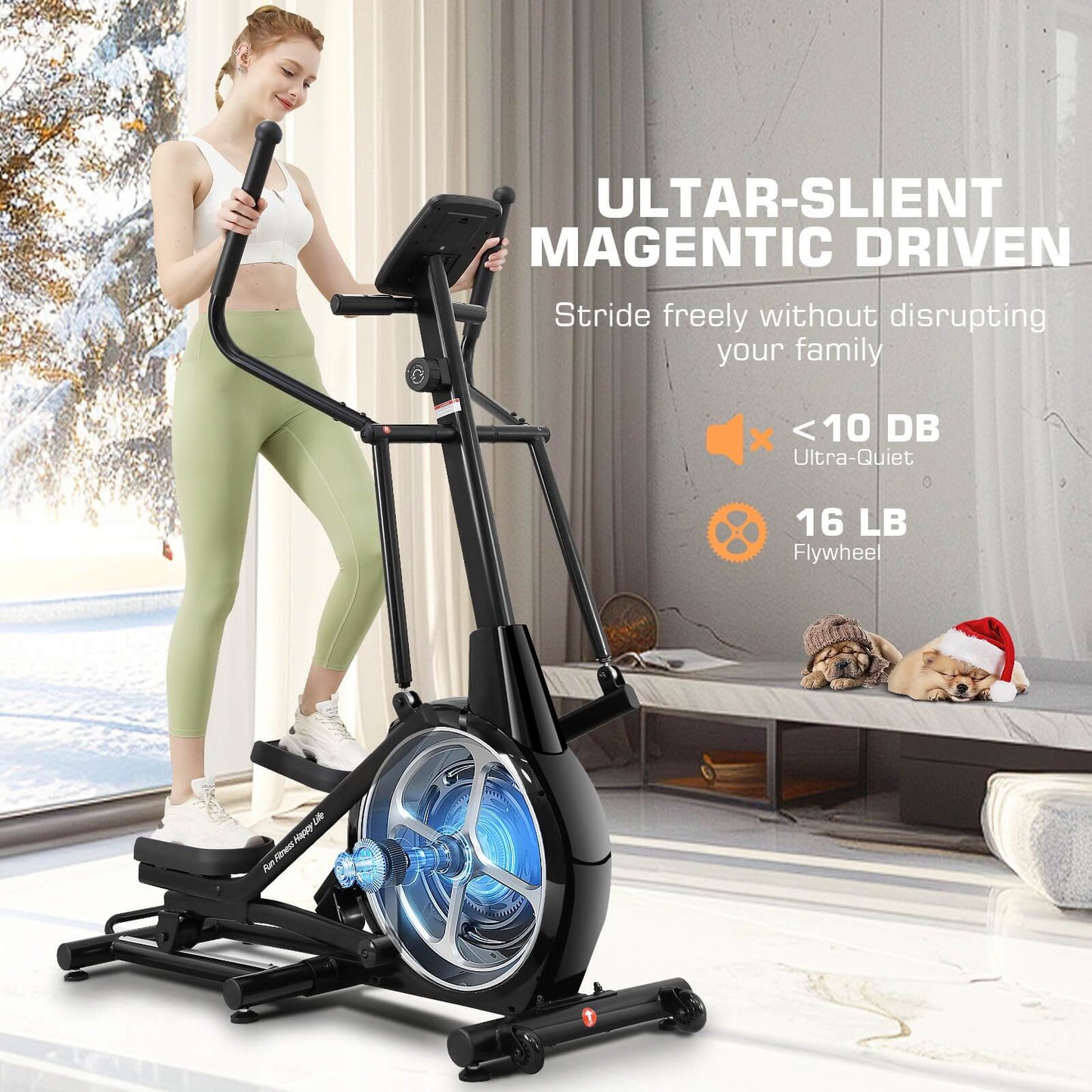 Portable Elliptical with LED Display F5983