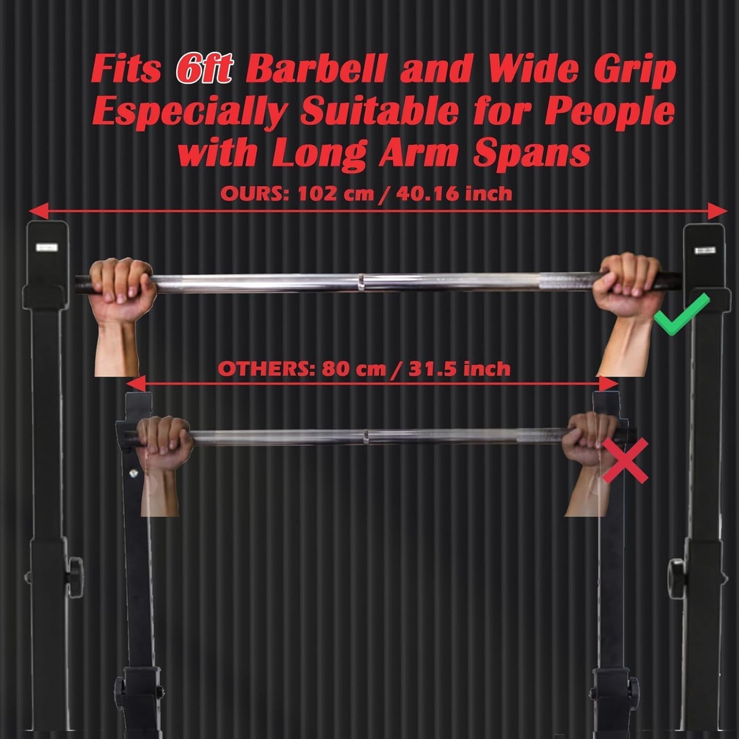 KRISRATE Weight Bench Set with Leg Extension and Curl, Home Gym Bench Press Set & Barbell Rack, Safety Spotter Catches, Preacher Curl Workout Benches