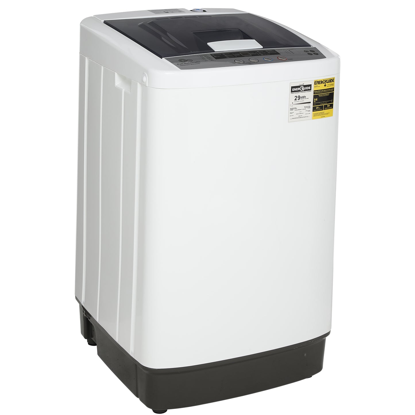 KRISRATE Portable Washing Machine, 20/15.6Lbs Capacity Full-Automatic Washer Machine with Drain Pump, LED Display, 10 Programs & 8 Water Levels