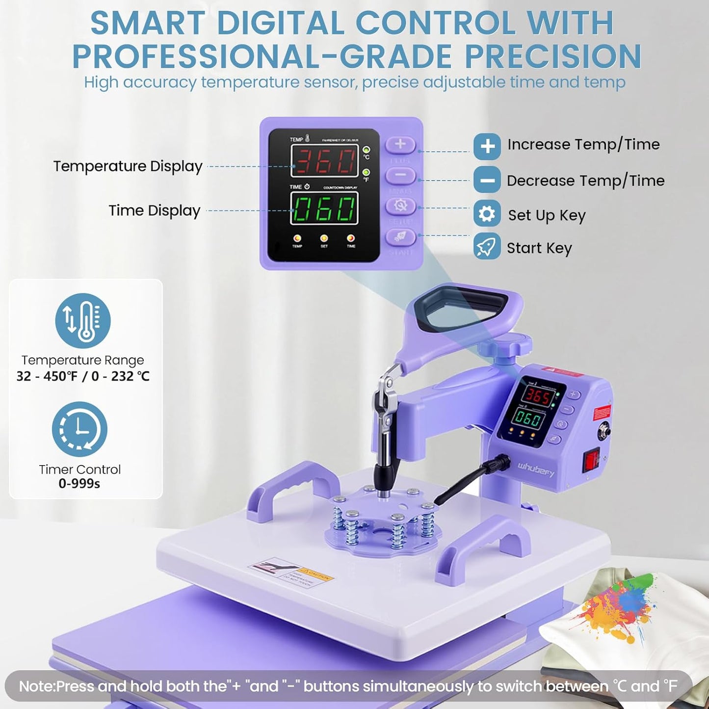 KRISRATE 15"x15" Heat Press Machine Set with 30OZ Tumbler Press, Slide Out 360° Swing Away Digital Heat Transfer for T-Shirt/Tumbler/Mug/Hat/Cap/Plate