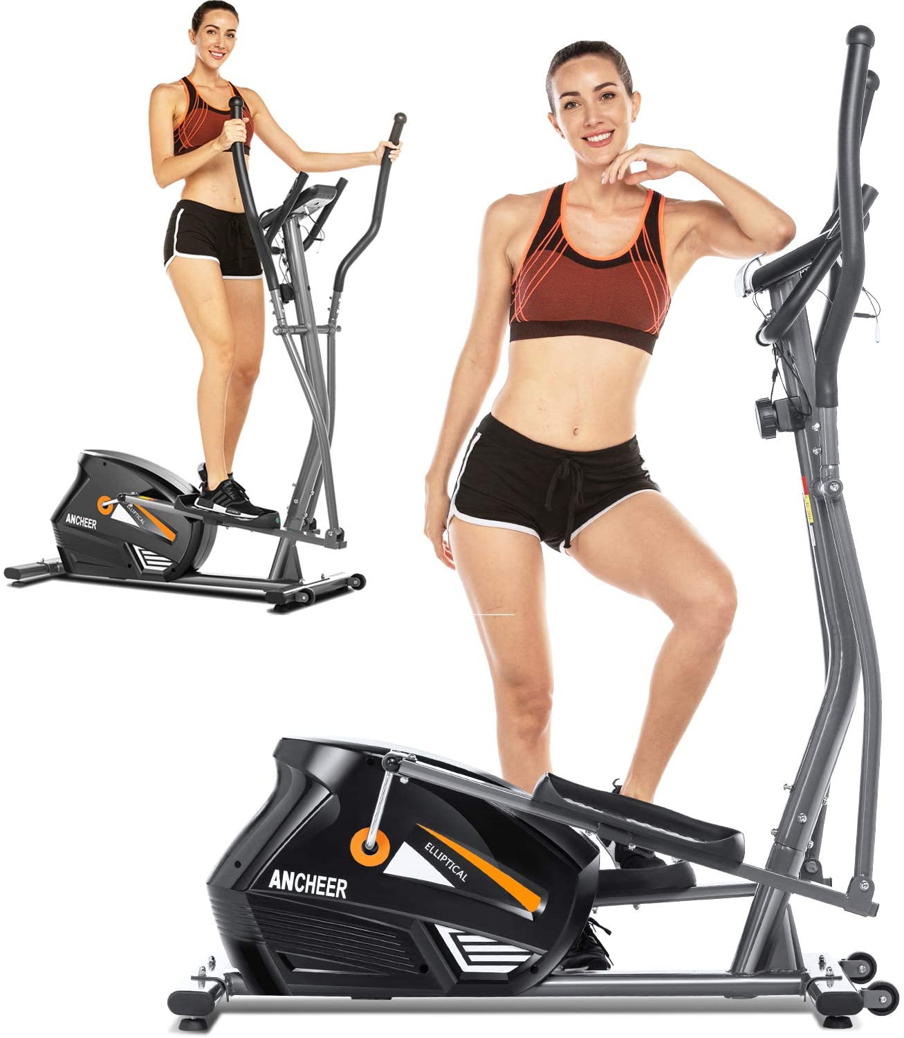 ANCHEER Elliptical,Exercise Equipment,Elliptical Machines for Home Use